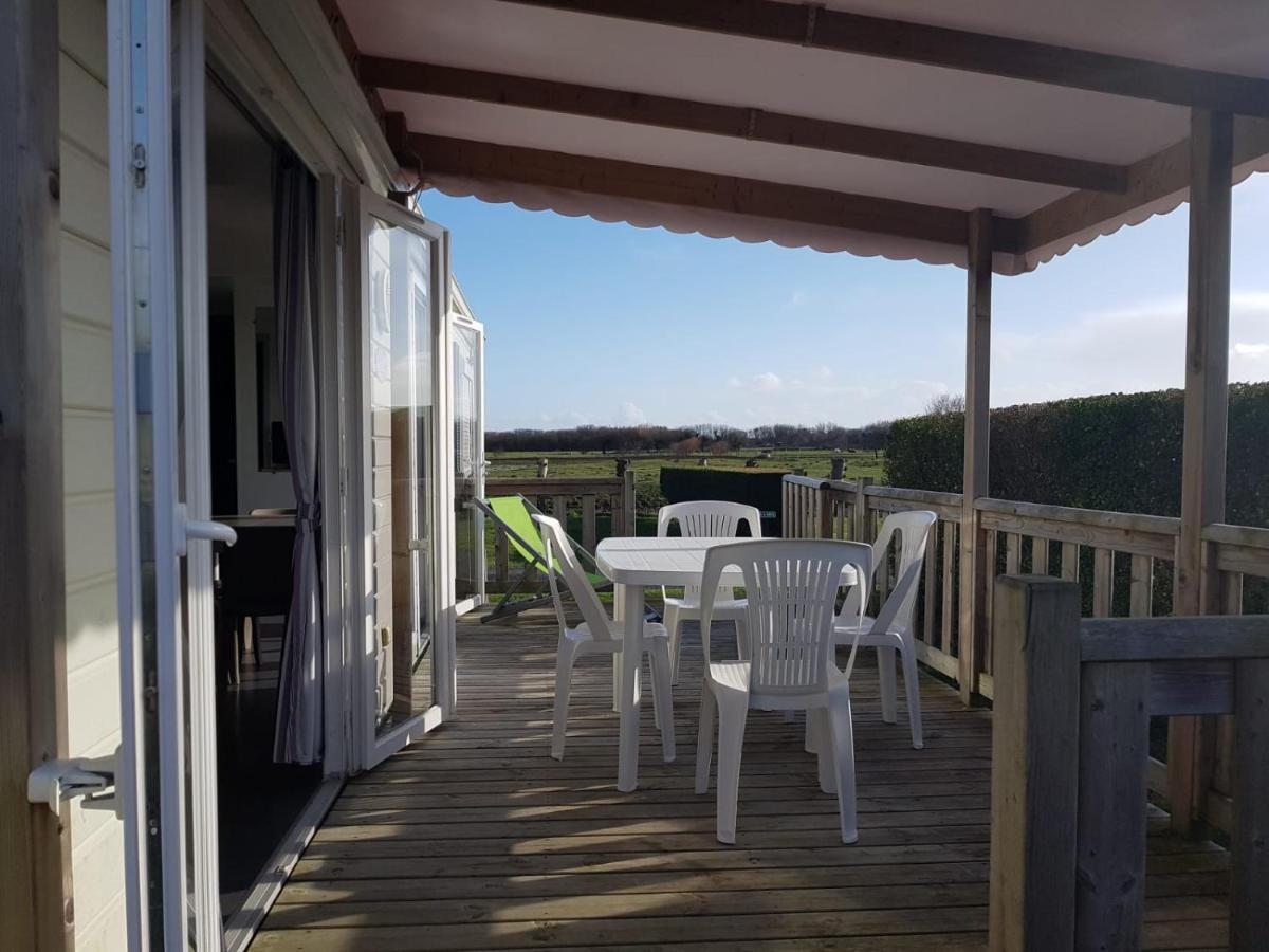 Mobile-home 100m plage Utah Mme SURGET Sainte-Marie-du-Mont  Luaran gambar